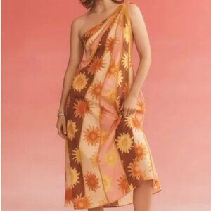FARM Rio x Anthropologie Sunburst Midi Dress